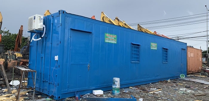 bán và cho thuê container văn phòng 40 feet có toilet