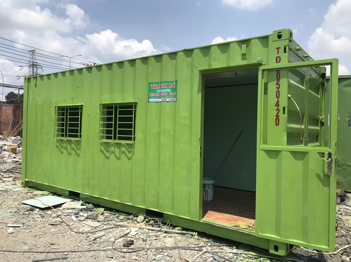 container van phong 20feet toilet