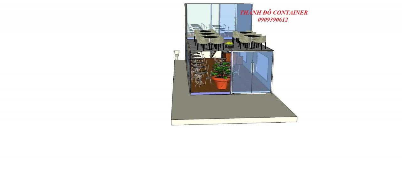 mẫu thiết kế nhà hàng container và quán cafe