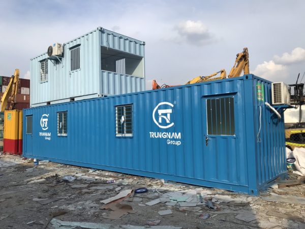 Container văn phòng 40 feet - dự án Điện Mặt Trời Trung Nam Cà Ná