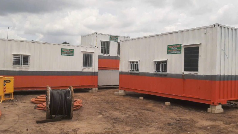 container văn phòng lắp ghép tại công trường