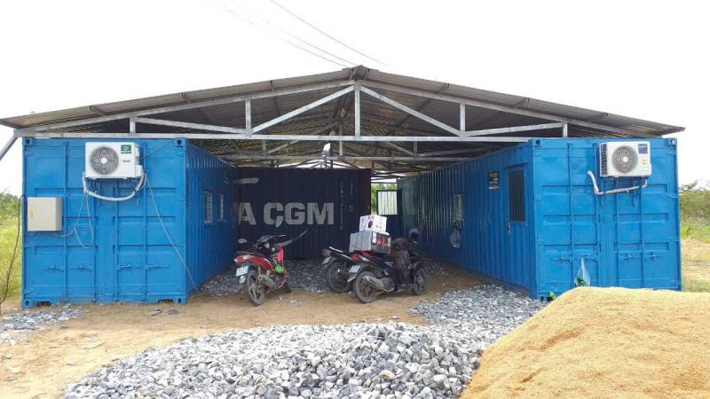 nhà container ghép tạm